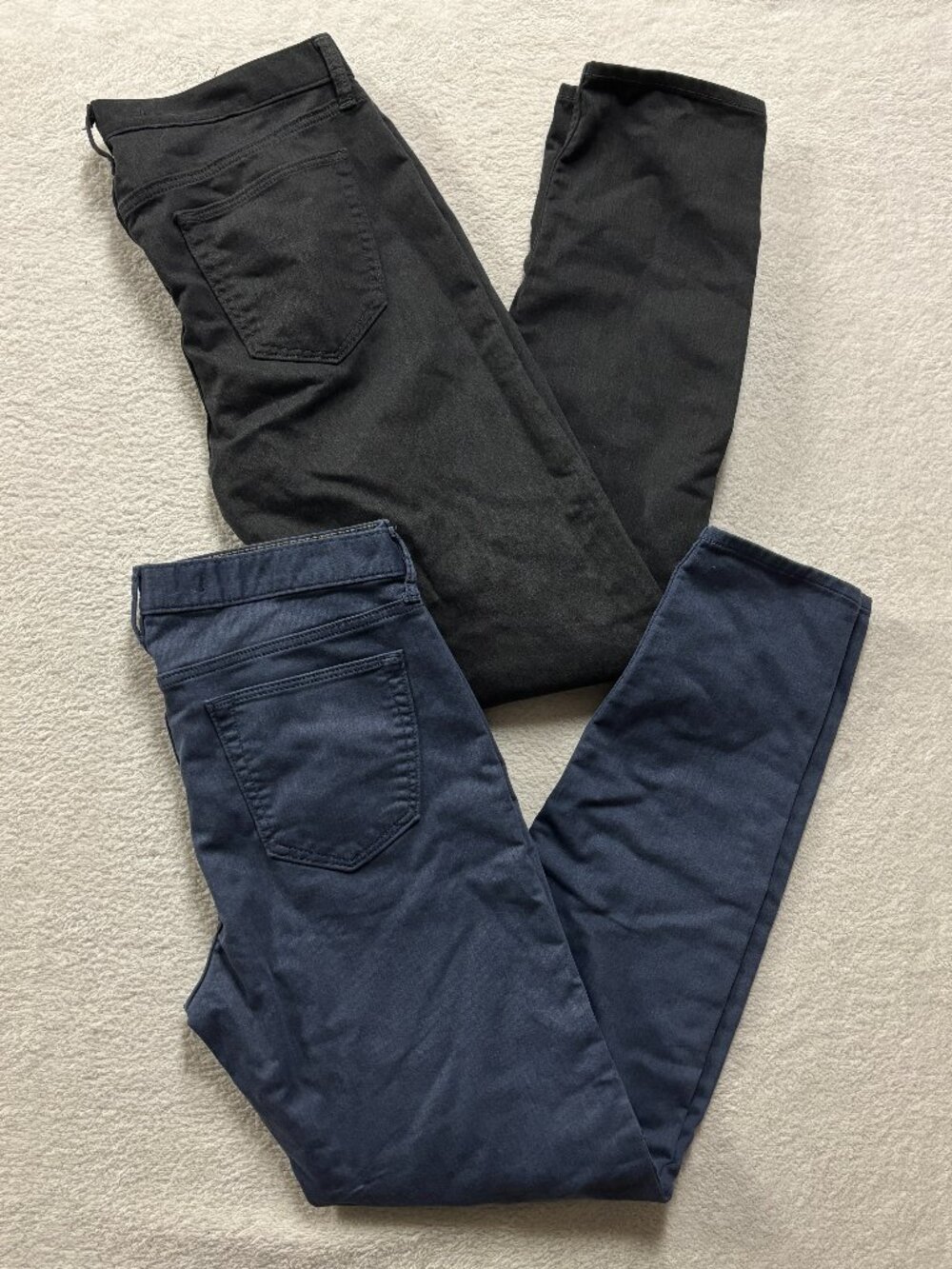 Banana Republic Jeans Mens 35x36 Blue and Grey Travel Jean Athletic Fit Stretch